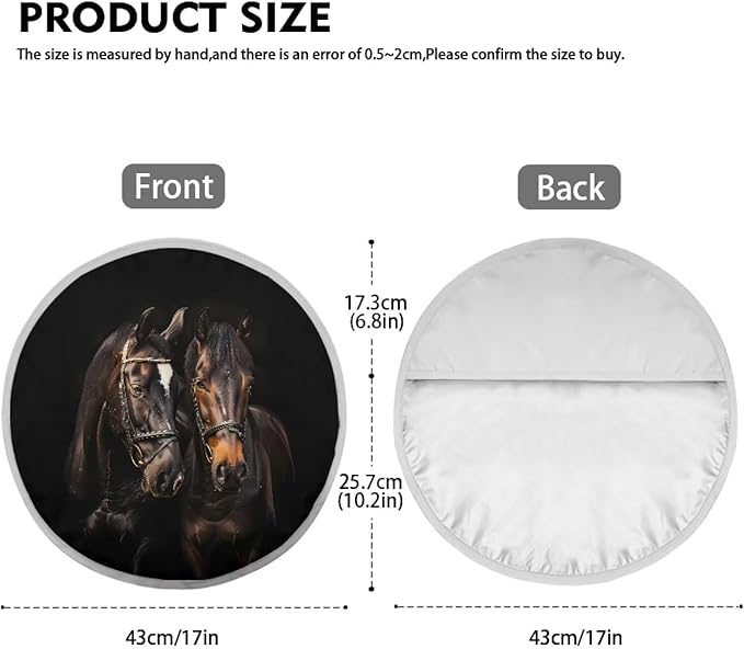 Vintage Horse Pattern Washable Steering Wheel Sunshade Cover for Car SUV Truck Van Cooling Steering Wheel Sun Block Steering Wheel Covers Steering Wheel UV Reflector Shade Cover
