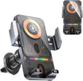 2026 New Cool Car Wireless Fast Charging Holder - Drive Smarter, Charge Faster,15w Universal, Smart Car Holder 360° Rotation, Smart Sensor Open, Switch Between Horizontal Vertical (Silver)