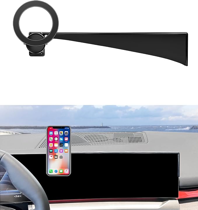 Car Phone Holder for 2024 2025 BMW 5 Series/i5 Accessories 14.9 inch Screen Fixed Clip, Phone Mount Compatible with MagSafe, Cell Phone Holder Does Not Affect Air Vent