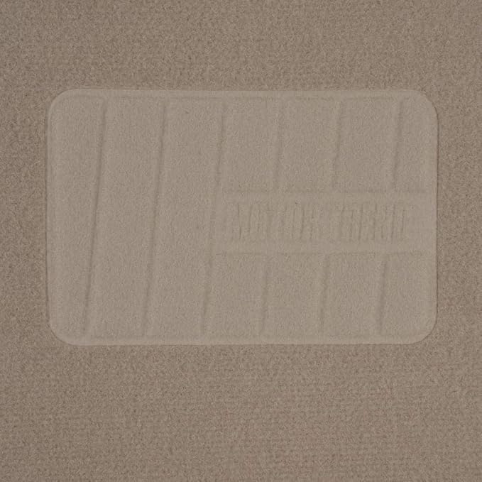 Motor Trend FatRug Premium Carpet Car Floor Mats - Thick Robust Auto Gear, Universal Fit for Your Car Truck or SUV, Beige
