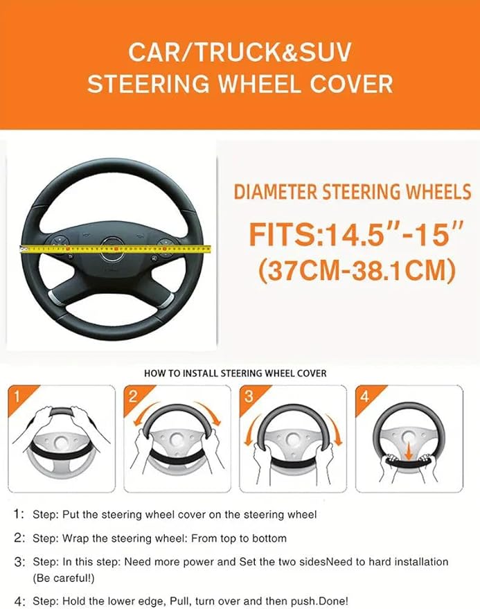 Elastic Stretch Steering Wheel Cover,Warm in Winter and Cool in Summer, Universal 15 inch, Microfiber Breathable Ice Silk, Anti-Slip, Odorless, Easy Carry (Purple)