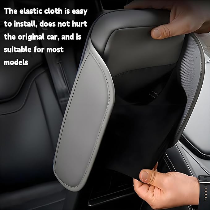 Car Center Console Cover for Mazda 3 Hatchback 2022 2023 2024 2025, Leather Middle Console Protector Car Armrest Storage Box Mat Thick Arm Rest Pad Accessories