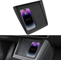 Center Console Wireless Charging Protector for Tesla Model Y Juniper 2026 Upgrade Silicone Mat for 2024-2026 Tesla Model 3 and 2025-2026 New Model Y Accessories