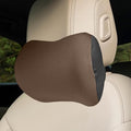Car Headrest Pillow for Driving - Memory Foam Soft Automotive Neck Support Pillow Cushion with Adjustable Strap - Comfortable Car Seat Headrest Pillow for Neck Pain Pressure Relief (Coffee)
