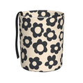 YANGDADA Vintage Groovy Flowers Car Trash Can Small Portable Car Garbage Bag for Back Front Seat RV's Camping Accessories