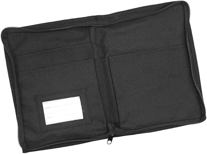 Rfish Minimalist Black Car Glove Box Organizer with 11 Pockets and Multi Compartments