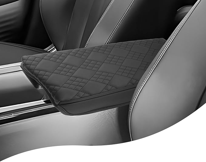 LFOTPP Armrest Cover for 2025-2026 Acura ADX A-Spec Advance Acura ADX Accessories Center Console Cover Arm Rest Protector Middle Lid Pad Protector PU Leather, Anti-Scratch,Non-Slip