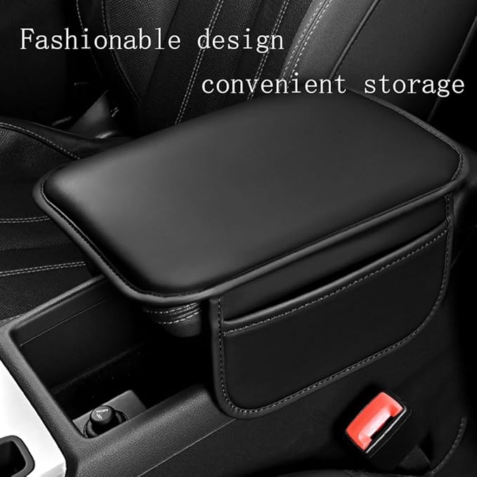 Arm Rest Pad Car for VW Routan 2008-2013, Car Center Console Cover Car Armrest Cushion Armrest Box Pad Car Accessories,Brown