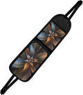 Brown Flower Auto Seat Storage Hanging Bag Multifuctional Storage Box Front Seat Phones, Drink, Stuff Holder Car Accessories for Car, SUV, Trucks