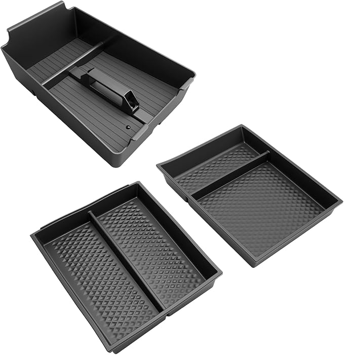 SKTU 3-Pack for 2025 2026 Nissan Murano Center Console Organizer for 2025 2026 Nissan Murano Console Tray & Lower Console Organizer 2025 2026 Murano Under Tray Nissan Murano 2025 2026 Accessories