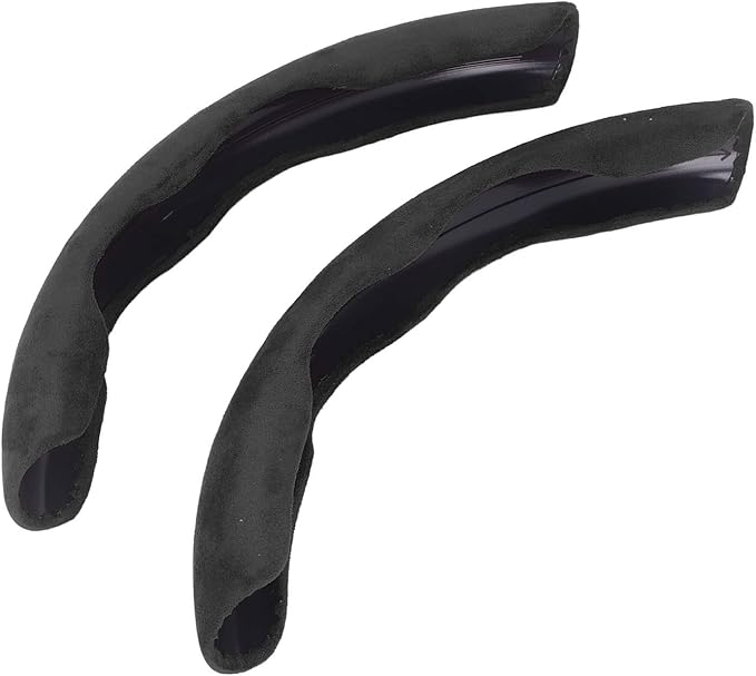 Steering Wheel Cover, Suede Non Slip Sweat Absorbing Auto Accessory for Mercedes-Benz C-Class B-Class E-Class Drivers Daily Commute Long Trips Winter Driving