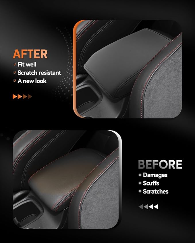 CDEFG for Subaru WRX 2024-2025 2026 Center Console Cover Armrest Box Cover for WRX (Premium, Limited, tS, GT) Accessories Console Arm Rest Protector -Only Fit 6 Speed Manual