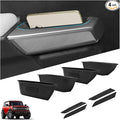 2025 Upgrade 4 PCS Door Handle Storage Box Compatible with Ford Bronco 2021-2025 (Not for Sport/2 Door) No-Slip Storage Box for Ford Bronco accessories 2021-2025 Pockets Storage to Store Minor Things