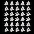 Viaky 30 Pieces White Adjustable Cable Clips Self-Adhesive Desk Organizer Nylon Wire Management Wire Holder