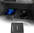 Center Console Mat Compatible with 2023-2026 Honda Pilot 2026 Passport Wireless Charging Mat with Indicator Light Port Center Console Anti-Slip Protector Pad Silicone 2025 Pilot Accessories
