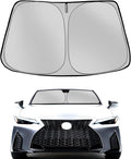 Fonowka Windshield Sun Shade for 2021-2026 Le-xus is Foldable Sun Sunshade for Car Front Window Blocks UV Rays and Heat Automotive Interior Protector Custom Fit Accessories