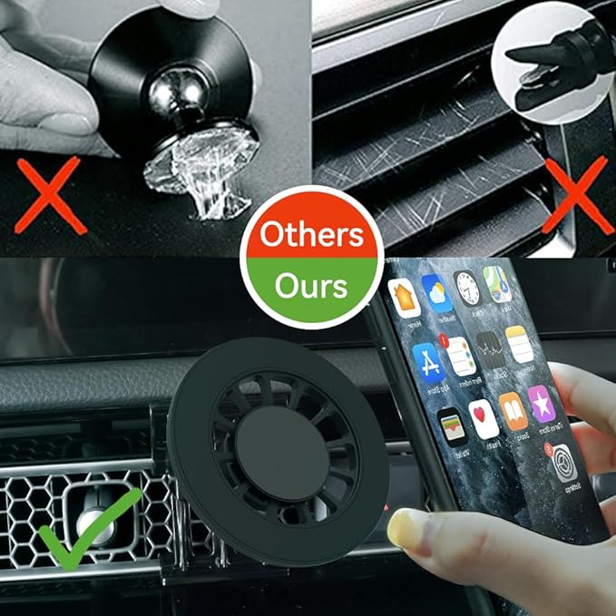 BEERTE fits for Magsafe Car Mount for Honda Civic 2022-2026 [20 Strong Magnets] Magnetic Phone Holder for iPhone 17 16 15 14 13 MagSafe Case Car Air Vent Cell Phone Navigation Automobile Cradles