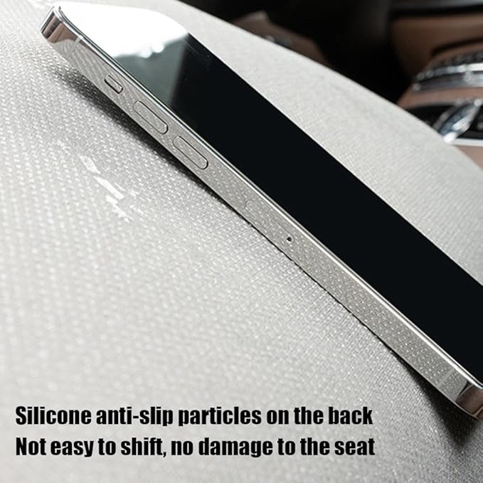 Car Seat Cushion, 2025 New Skin-Friendly Leather Seat Cushions, Skin-Friendly Leather Seat Cushions, Front Bottom and Rear Seat Cushions for Auto Office (Orange 1set)