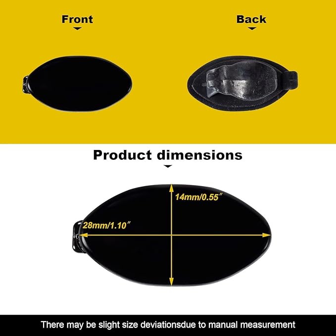Goholy Car Door Handle Cover Cap Compatible with BMW 1 3 5 6 8 Series X5 X6 X7 Z4 M5 M8 F90 G05 G06 G07 51217489341 51219463547 Door Key Cover Door Handle Accessories Lock Cap Black