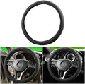 BESULEN Steering Wheel Cover, Anti-Slip and Breathable, Warm in Winter and Cool in Summer, 15 Inch Car Steering Wheel Protector with Grid of The Correction Marker for Men Women