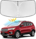 for Ford Escape 2013-2019 Windshield Sun Shade - 4 Layers Car Sunshades for Front Windows Shade Cover Custom Fit Escape Sun Visor 240T Retractable Shade Blocks UV Rays Car Accessories