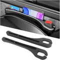 2PCS Car Seat Gap Filler Organizer,Upgrade Car Side Seat Gap Filler with Phone Holder,Multifunctional Car Seat Filler Gap Space Prevents Things Dropping for Cars,SUVs (Black)