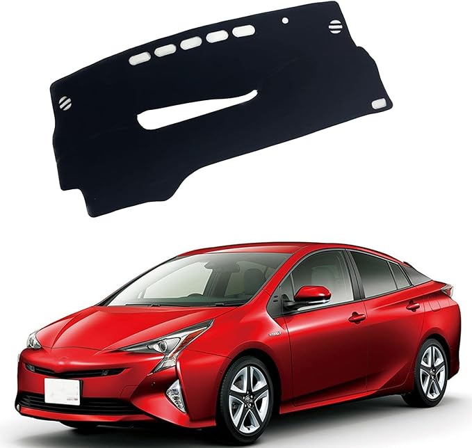 Dashboard Mat Cover for Toyota Prius 2010-2015 Nonslip Center Console Sunshield Glare UV Rays Protector Accessories