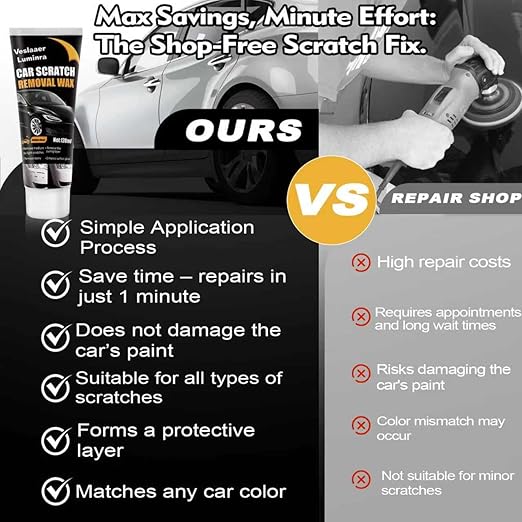 Veslaaer Luminra 2026 New Upgraded Erase Car Scratch Remover for Deep Scratches, Car Paint Scratch Remover for Vehicles, Car Scratch Repair Kit, Cars Paint Scratch Repair (1)