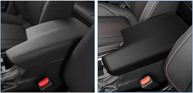 AOMSAZTO Console Cover for 2018-2023 Subaru Crosstrek Armrest Cover for Subaru Crosstrek Black