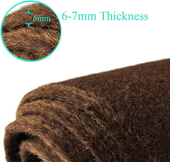 Dashboard Cover Dash Cover Mat Pad Carpet Fit for Chevy Chevrolet Tahoe Suburban 2007-2014,Chevrolet Avalanche Silverado 1500 LTZ 2007-2013,GMC Yukon All Models 2007-2014 (Dark Brown) Y24