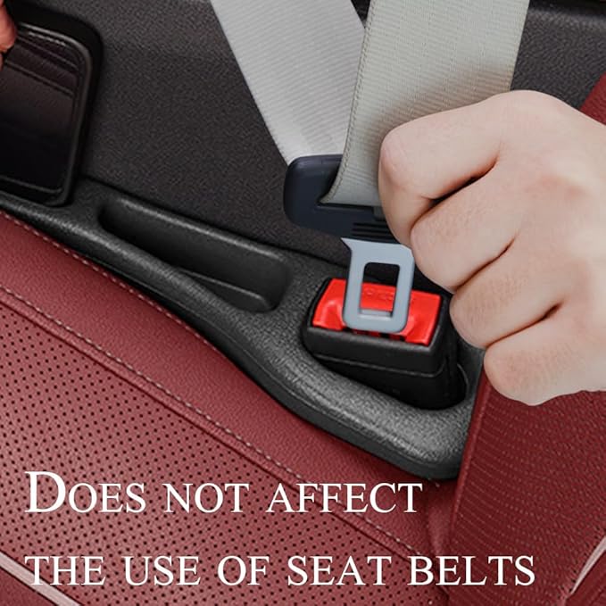 Car Seat Gap Filler Organizer Compatible with Ford Explorer Accessories Seat Gap Plug Blocker with Storage Slot Non-Slip Car Cup Holder Coaster Black