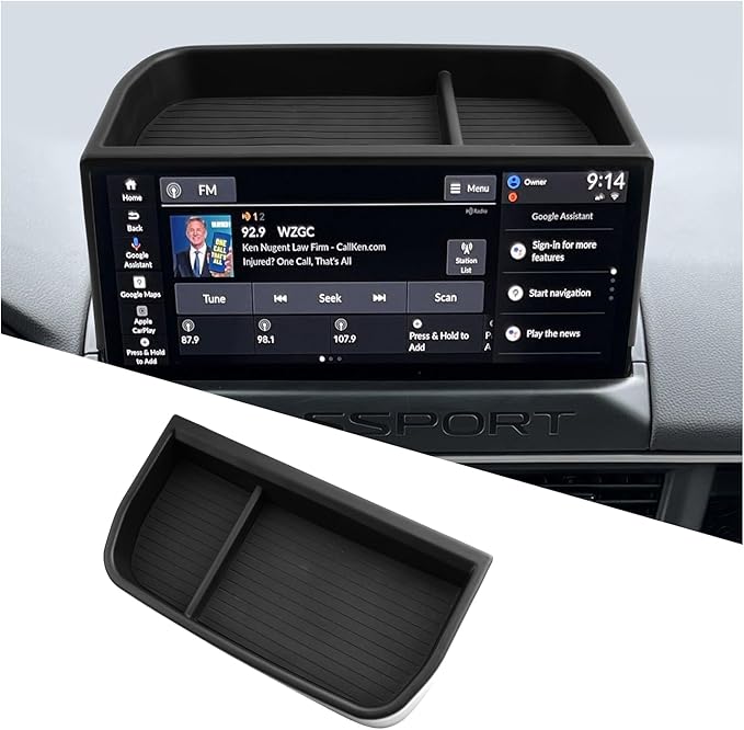 Ruiya 2026 Passport Behind Screen Box for Honda Passport TrailSport 2026 Accessories ABS Material Dashboard Cover Box Compatible with 2026 Honda Passport RTL/TrailSport/TrailSport Elite