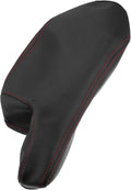 Car Center Console Armrest Cover for Mazda 3 2014-2016 Faux Leather Interior Arm Rest Cover Elbow Cushion Pad Black Red Stitches Replacement