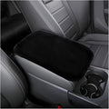 Fluffy Car Armrest Cover, Universal Car Center Console Pad, Car Armrest Seat Box Cover Decor Accessories For Women Men, Armrest Seat Box Cover Protector For Most Vehicle, SUV, Truck, Car (Black)