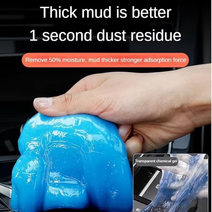 Car Cleaning Gel Compatible with MG Astor 2021+, 200g Detailing Putty for Auto Vents, Dashboard, Cup Holders - Reusable Multifunctional Dust Remover,200g*2