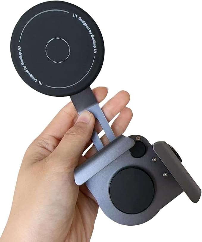 for Tesla Phone Mount Model 3/Y/S/X, Strong Magnetic Silicone Head, Adjustable Arm Phone Holder, for All Smartphones Models and 2CM Center Screen(Curved Screen Not Supported), Left