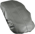 ACROPIX Car Center Console Armrest Cover for Cadillac XTS 2013-2019 Faux Leather Interior Arm Rest Cover Elbow Cushion Pad Gray Car Parts