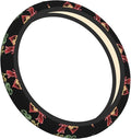 Neoprene Steering Wheel Cover Dog Love Car Steering Wheel Cover Universal Fit for Most Cars