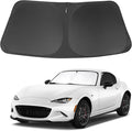 Windshield Sun Shade Compatible with Mazda MX-5 Miata 2017 2018 2019 Accessories Front Sunshade Sun Visor for Rays & Heat Keep Cool