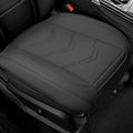 Luxury Faux Leather Car Seat Cover - Anti-Slip Waterproof Drive Seat Cushion Car Front Bottom Seat Cover with Storage Pocket - Universal Full Wrap Seats Protector for Cars SUV Trucks(Black)