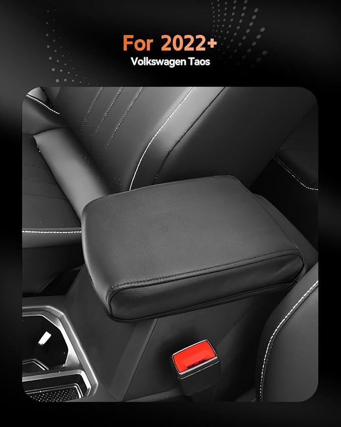CDEFG for 2022 2023 2024 2025 2026 Volkswagen Tiguan/Taos Center Console Cover Armrest Cover for 2018-2025 Tiguan for Taos Accessories Middle Console Arm Rest Protector