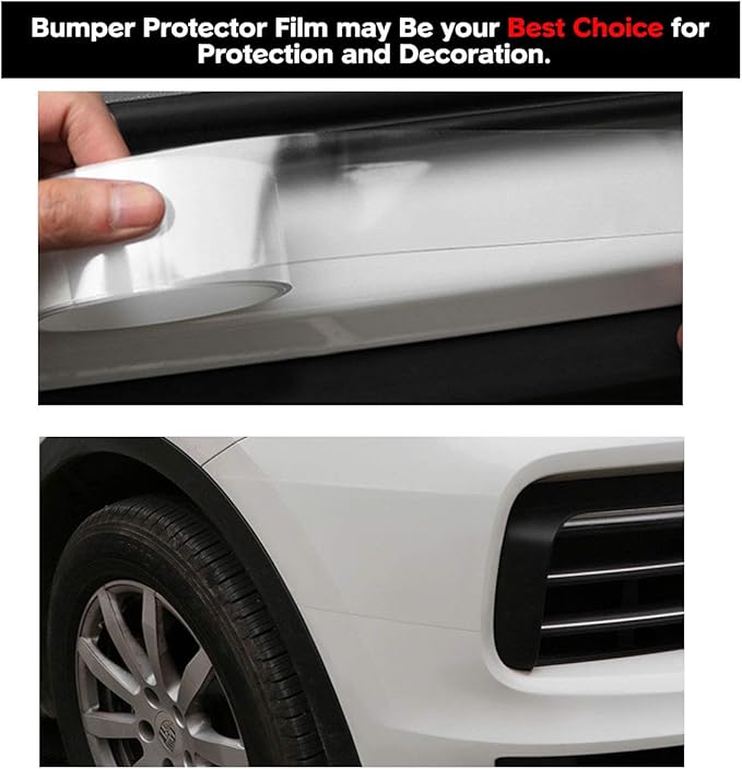 Universal Car Door’s Collision-Proof Strips Car Door Edge Guards Anti-Collision Adhesive Strip Invisible Transparent Bumper, Scratch-Resistant Body, Protect Car Door, Rear Bumper(33Ft x 2.8In)