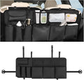 Car Trunk Organizer, Oxford Fabric Large Capacity Waterproof Vehicle Backseat Trunk Organizer, Multi-Pocket Auto Interior Storage Bag Accessories, Universal for SUV Sedan Truck