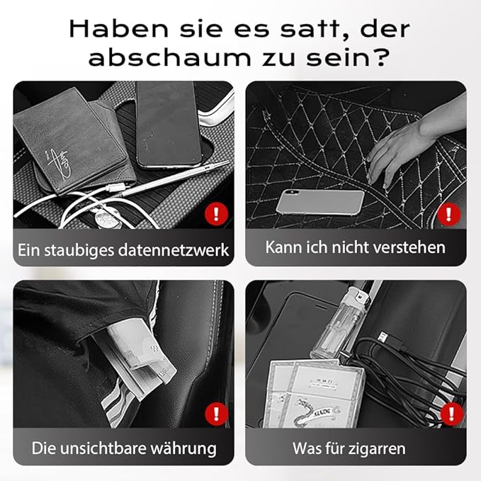 asfanst 3-in-1 Car Backseat Organizer with Cup Holder, Tissue Box, and Hooks, Multifunctional Back Seat Storage for Phones, Snacks, Drinks, and Handbags (2, Red)