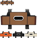 Upgraded Car Organizers and Storage Box, 1/2PCS Multifunctional Headrest Backseat Organizer with 2 Cup Holders, Tissue Box and Hooks, Smart Over-Seat Car Organizer for Most Vehicles (Brown*1)
