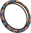Animal Boxer Dog Portrait Neoprene Steering Wheel Covers Women Men Car Accessories, Universal 15 Inch Fit Auto, Suvs, Truck