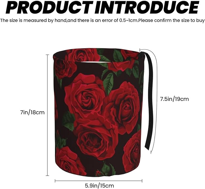 Flower Car Trash Can,Car Accessories Waterproof Car Organizer Foldable Portable Trash Bin Can Be Hung on The Back Seat Garbage Can for Various Cars