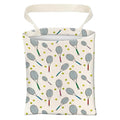 Car Trash Can, Cute Car Trash Bag, Hanging Car Organizer and Storage Bag, Trash Bin for Car Accessories, Vehicle, Travelling, Camping Cute Tennis Pattern