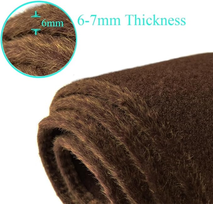 Dash Cover Mat Pad Custom Fit for Toyota Camry 2007 2008 2009 2010 2011 Dashboard Cover Carpet Cap Protector (Dark Brown) Y27