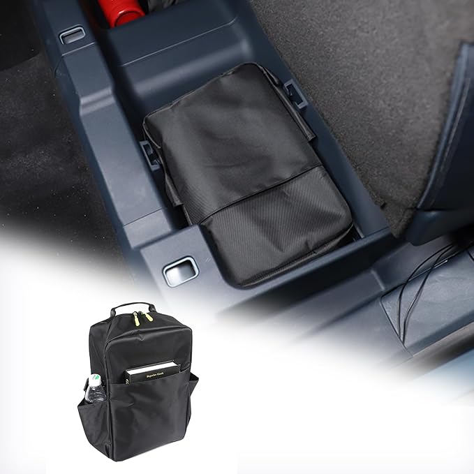TOYCIDFG Under Seat Storage Bag Back Seat Organizer Compatible with Ford Maverick 2022 2023 2024 2025, Multi Pocket with Handle and Adjustable Shoulder Strap